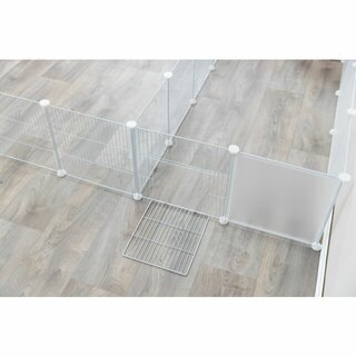 Trixie Indoor Freilaufgehege, Metall/Kunststoff, 140 x 35 x 70, wei