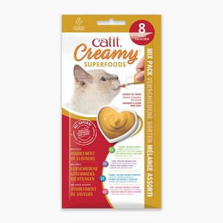 Catit Creamy Superfoods, Multipack (8x 10g)