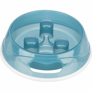 Trixie Slow Feeding Napf, Kunststoff/TPR, 0,45l/ 20cm, diverse Farben