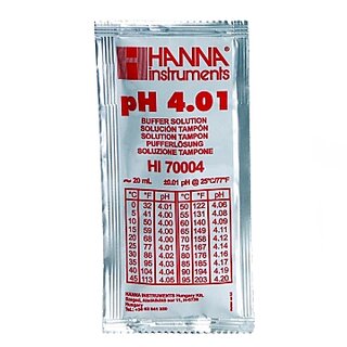 Hanna instruments Kalibrierlsung pH 4,01, Standardqualitt 20ml Beutel 25 Stck