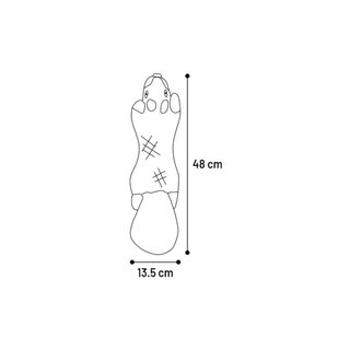 Forre Eichhrnchen braun L 13,5 x 50 x 10,5cm