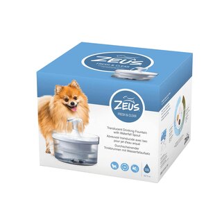 Zeus Fresh & Clean Trinkbrunnen mit Wasserfall, 1,5 Liter