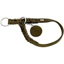 Hunter Dressurhalsung Solid Education L, oliv, 50-55cm