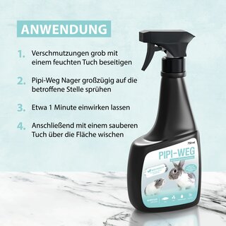 ARKA Pipi-Weg, Urin- & Fleckenentferner Nager 750ml