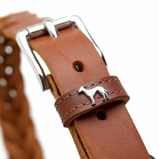 Hunter Halsband Solid Education Special M (55), cognac