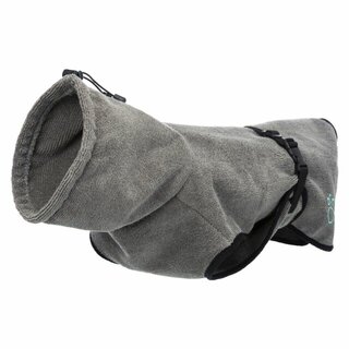 Trixie Bademantel fr Hunde, Frottee, XS:30cm, grau