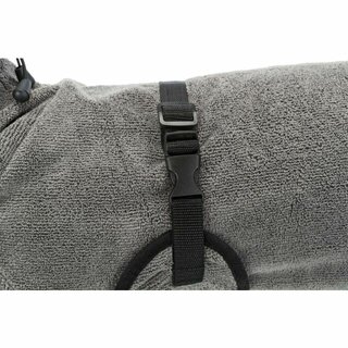 Trixie Bademantel fr Hunde, Frottee, XS:30cm, grau