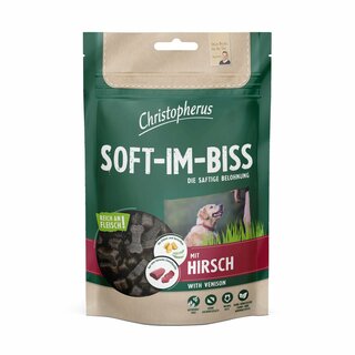 Christopherus Snack Soft -Im-Biss Hirsch 125g