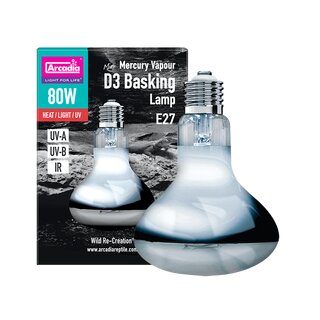 Arcadia D3 Basking Lamp 80 Watt