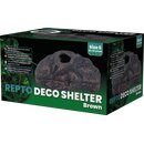 Repto Keramik Deco Shelter braun, S (18x12x8cm)