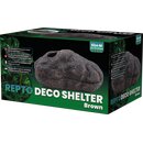 Repto Keramik Deco Shelter braun, M (22x12x10cm)