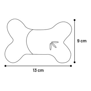 Spielzeug Welpe Bonan Knochen+Squeeker