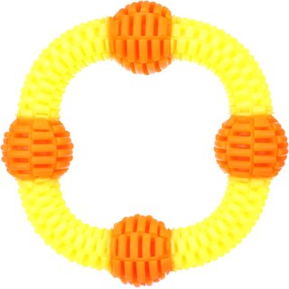 Lipa TPR Ring mit Bllen gelb/orange 19 x 19 x 4,9cm