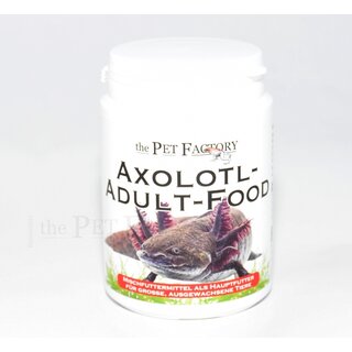 the Pet Factory Axolotl Food Adult 150g