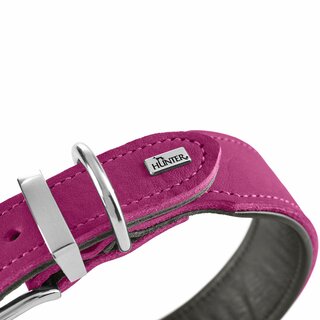 Hunter Halsband Malta S-M (50),  magenta/schwarz