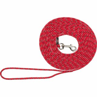 Trixie Junior Welpen-Schleppleine, XXS-XS: 8m/ 4mm, rot