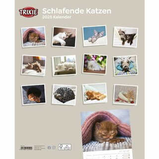 Trixie Kalender Schlafende Katzen