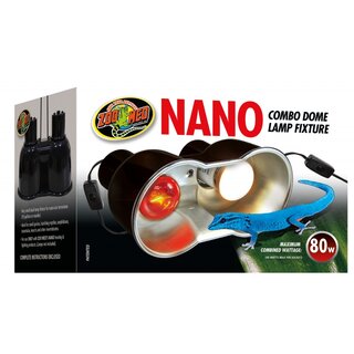 Zoo Med NANO Combo Dome Lamp Fixture