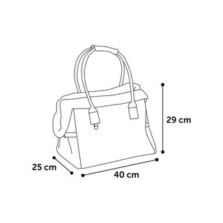 Tragetasche Kuzco Braun 40cm L x 25cm B x 29cm H