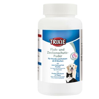 Trixie Floh- und Zeckenschutz Puder fr Hunde und Katzen 150g