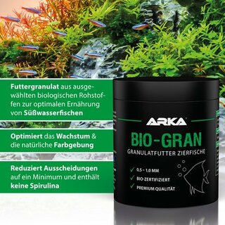 ARKA BioGran, Bio Granulatfutter 0,5-1mm 250ml, 115g