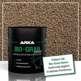 ARKA BioGran, Bio Granulatfutter Nano 0,4mm 150ml (75g)