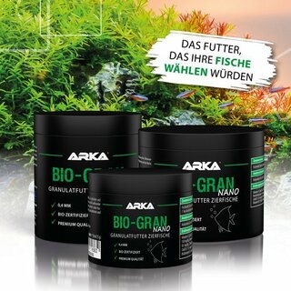 ARKA BioGran, Bio Granulatfutter Nano 0,4mm 150ml (75g)