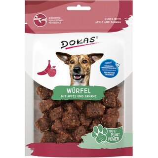 Dokas Dog Wrfel mit Apfel & Banane 105g