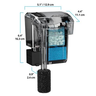 Fluval AC20 Power Filter, fr Aquarium 18-76L (379 L/h)