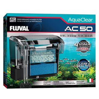 Fluval AC50 Power Filter, fr Aquarium 76- 190L (757 L/h)