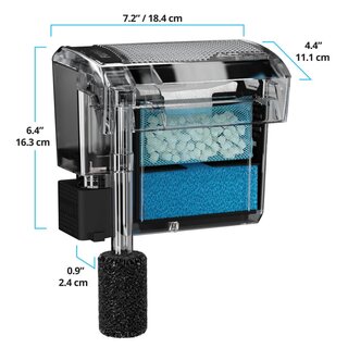 Fluval AC50 Power Filter, fr Aquarium 76- 190L (757 L/h)