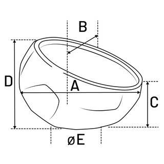 Futter und Trinknapf Unic rund grn, 13,5 x 13 x 7cm, 320ml