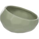 Futter und Trinknapf Unic rund grn, 13,5 x 13 x 7cm, 320ml