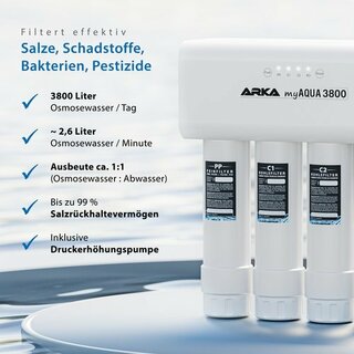 ARKA myAqua 3800, Umkehrosmoseanlage, bis zu 3800L/ Tag