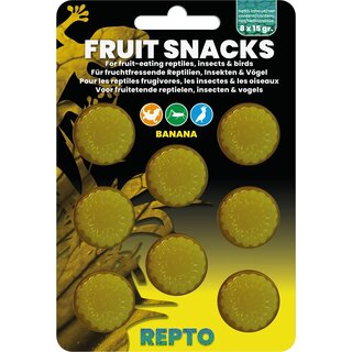 REPTO Fruit Snacks Banane 8x 15g