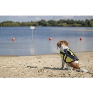 Trixie Schwimmweste, XL: 65cm, gelb/schwarz