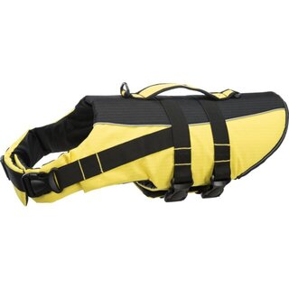 Trixie Schwimmweste, XL: 65cm, gelb/schwarz