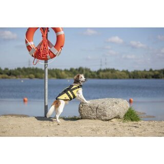 Trixie Schwimmweste, XL: 65cm, gelb/schwarz