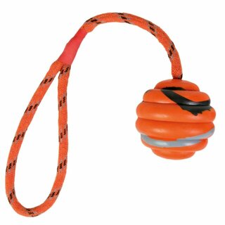 Wellenball am Seil, Naturgummi,  6 cm/30 cm