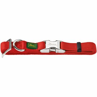 Dog Sport Halsung Vario Basic ALU Strong Gr. M/20 40-55 cm Naylon rot