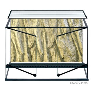 Exo Terra Glas Terrarium 90x45x60cm inkl. Rckwand