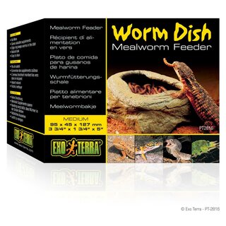 Exo Terra Worm Dish, Wurmftterungsschale