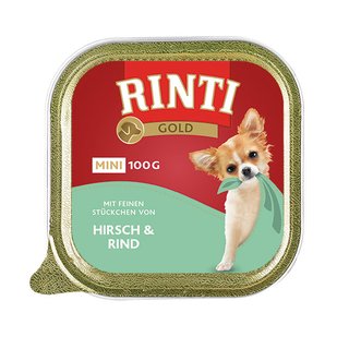 Rinti Gold Mini Hirsch & Rind 100g