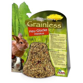 JR FARM Grainless Heu Glocke Hibiskus 125g (1 Stck)